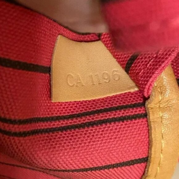 Louis Vuitton Neverfull MM Bag Bay Brown Pink Rose Ballerine Chain Tote Purse - Picture 11 of 12